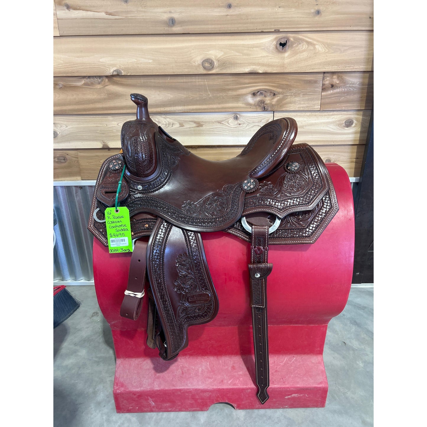 R. Ruelas Custom 16" Cowhorse Saddle