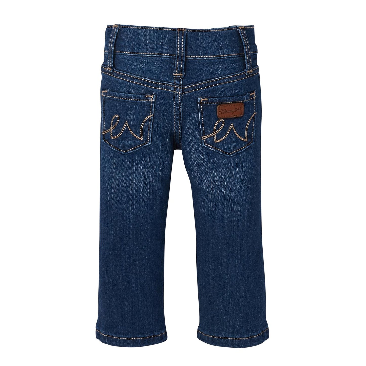 Wrangler Baby Girls Preschool Jeans - Medium Blue