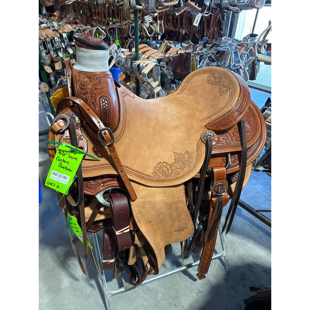 Irvine Custom 16.5" Buckaroo Saddle