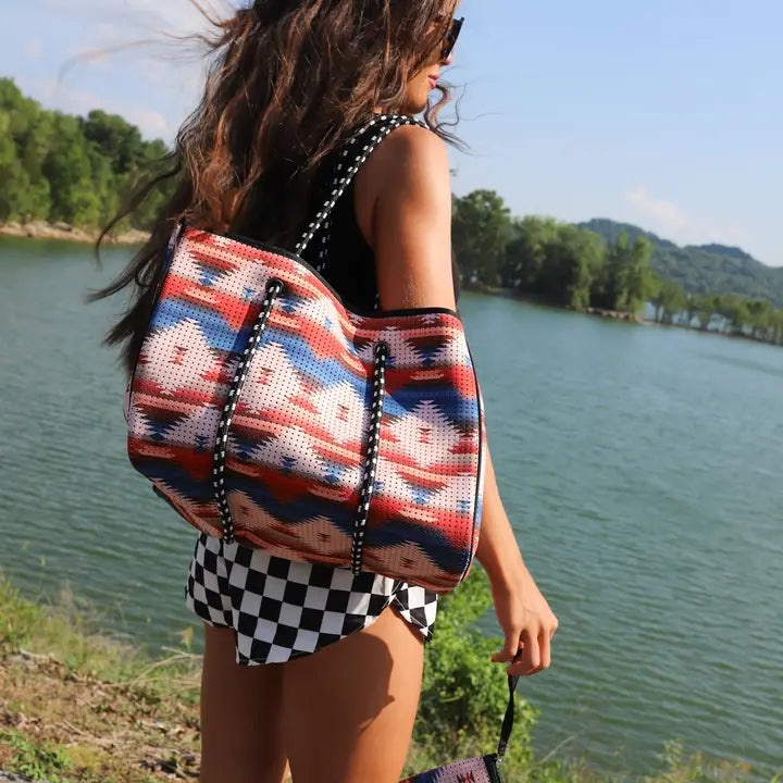 The Front Porch Label Large Tote Bag- Multiple Colours