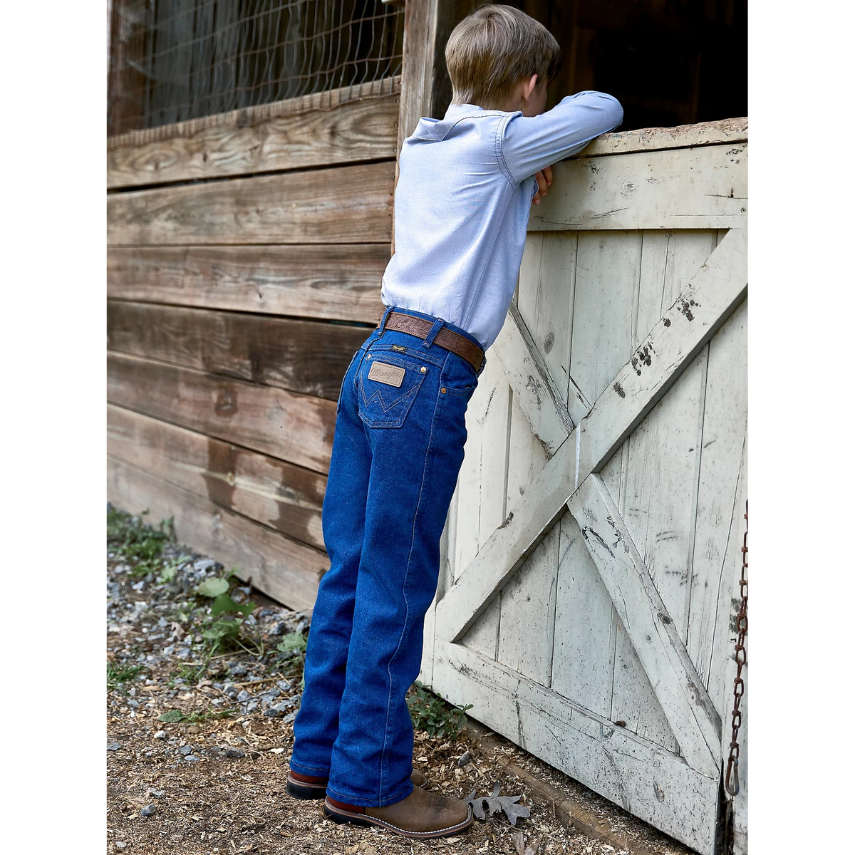Wrangler Boy's Cowboy Cut Original Fit Jean - Prewashed Indigo - Irvine Tack & Western Wear