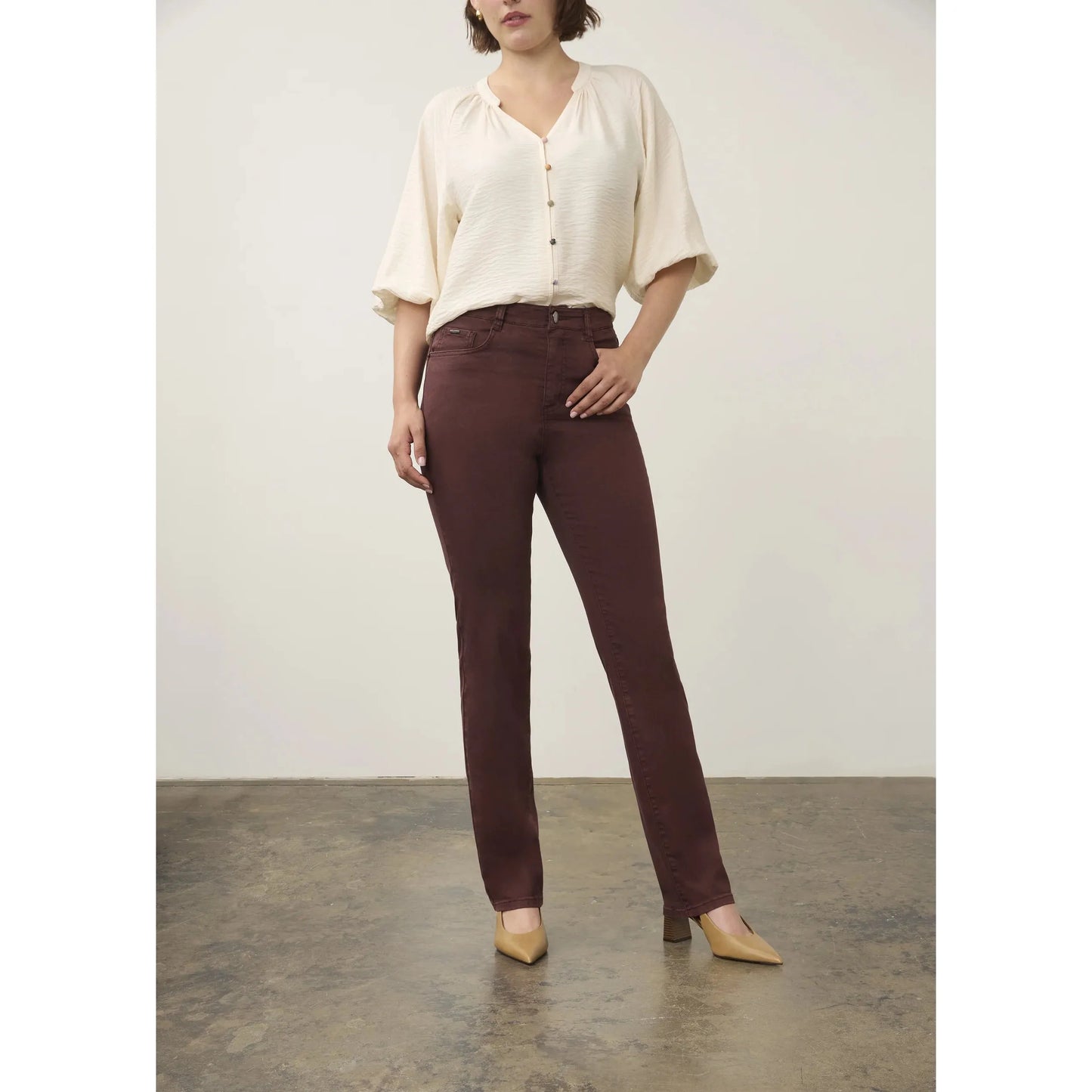 FDJ Suzanne Straight Leg High Rise Jeans-Multiple Colours
