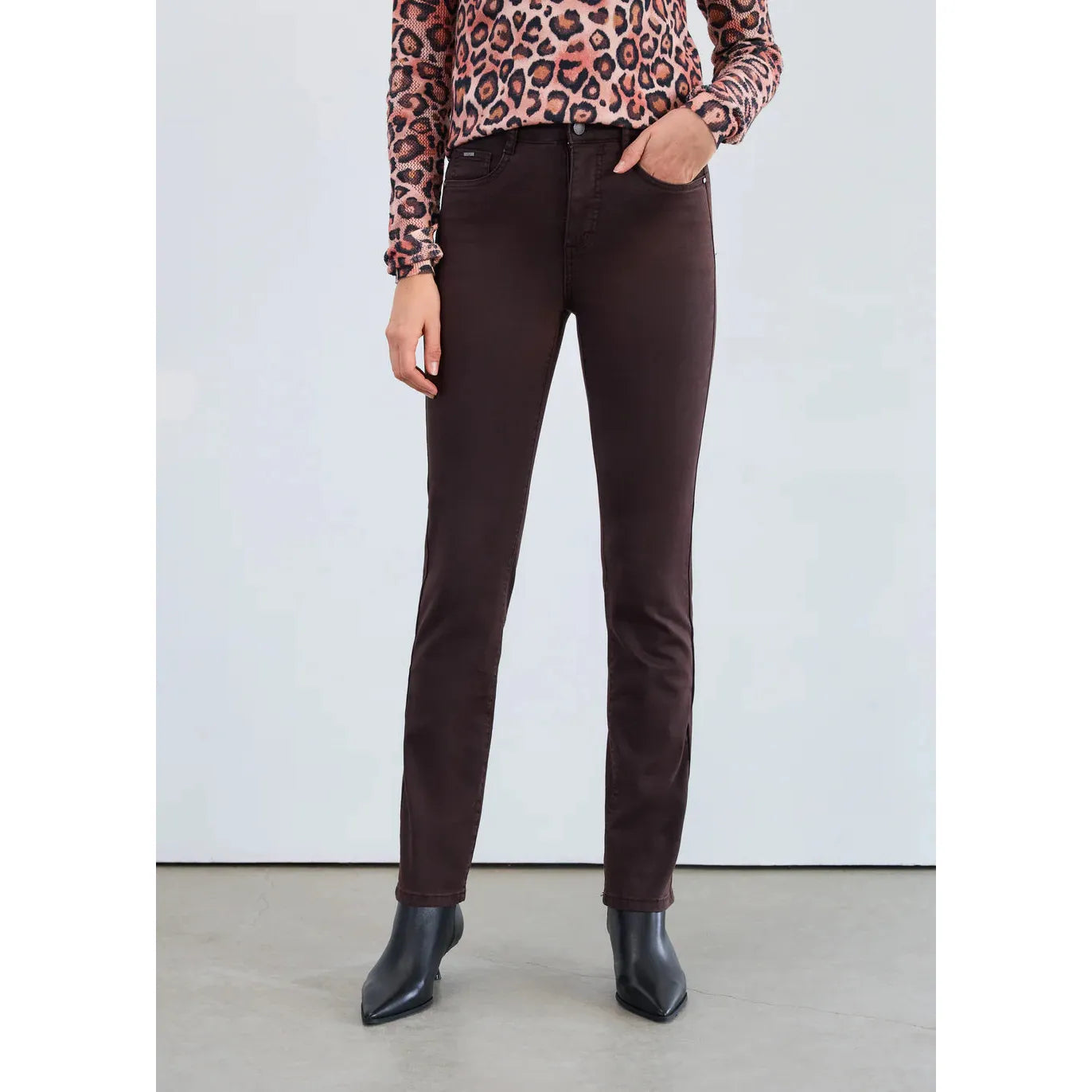 FDJ Suzanne Straight Leg High Rise Jeans-Multiple Colours