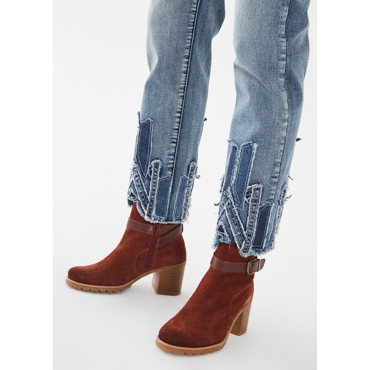 FDJ Suzanne Straight Ankle Jeans - Viblue