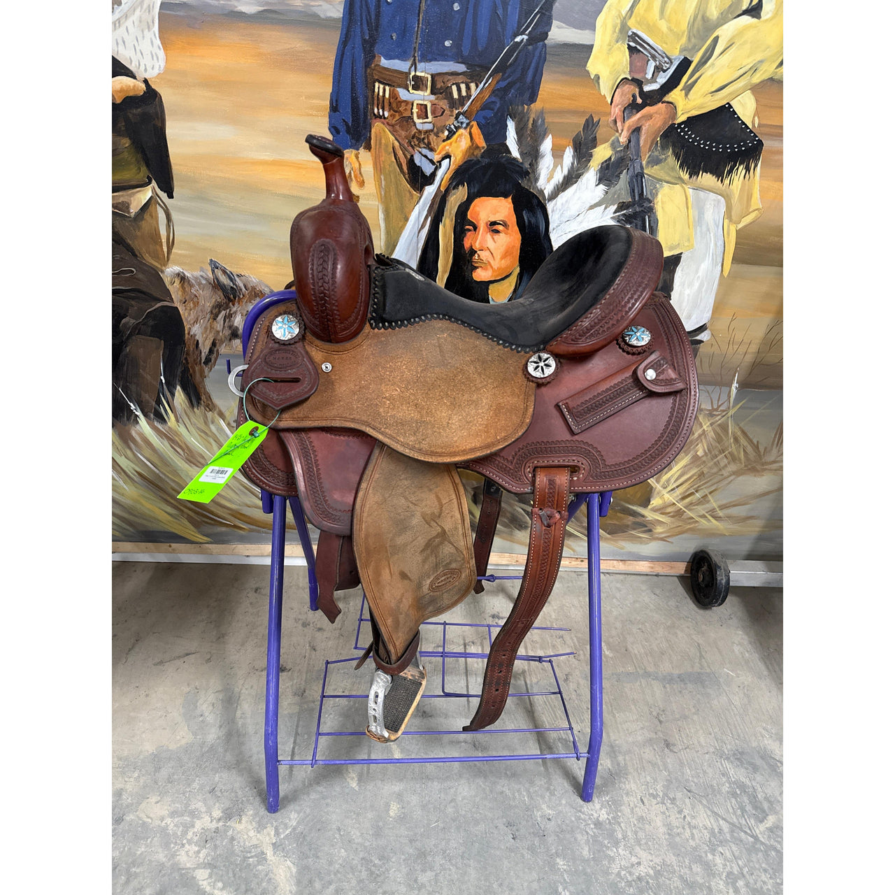 Used 14 1/2" Irvine Custom Barrel Saddle