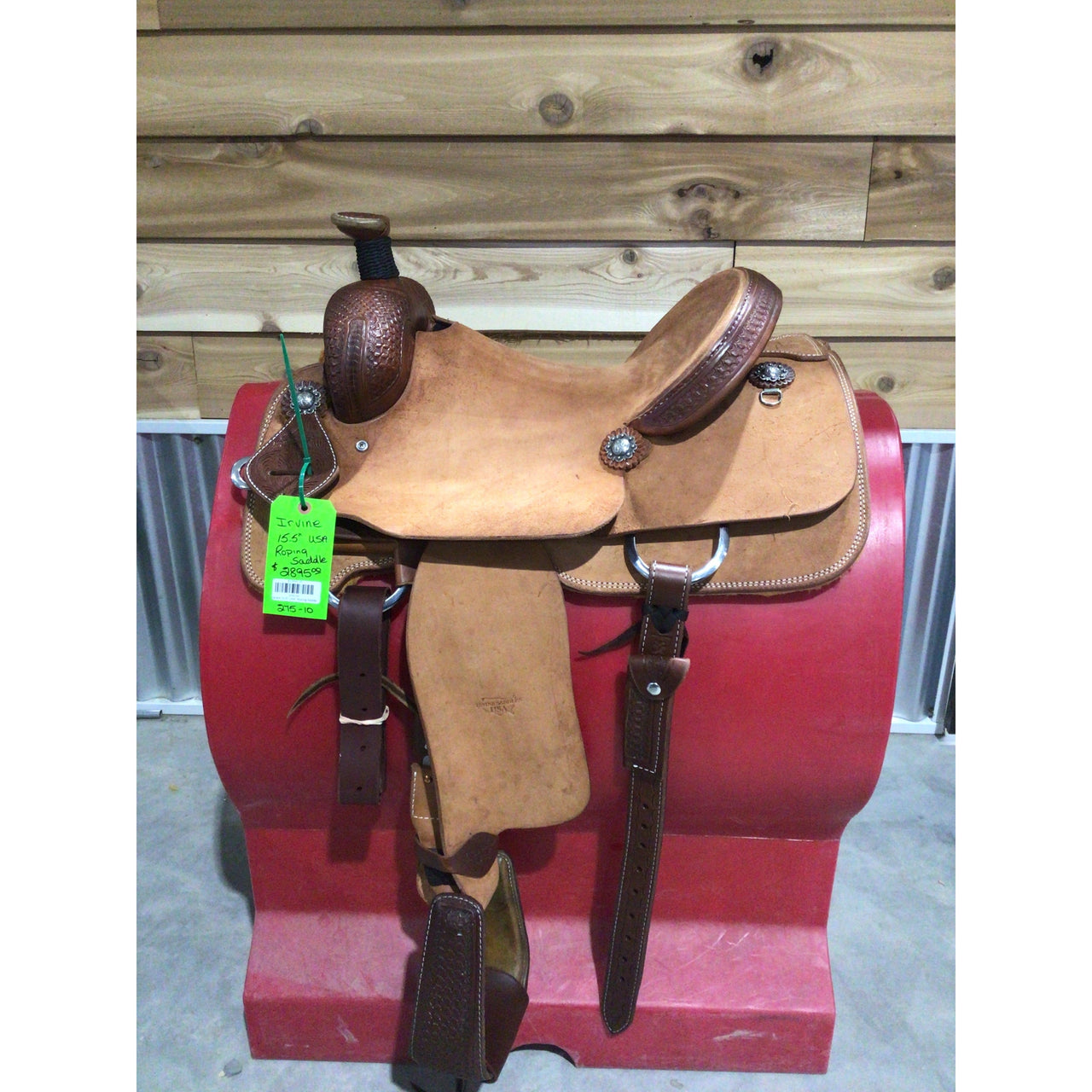 Irvine's 15.5" USA  Roping Saddle