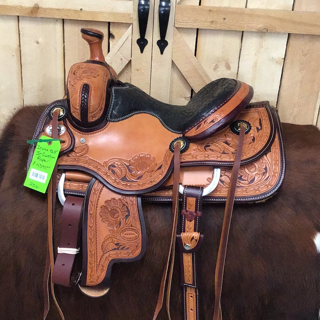 Irvine Custom JR Roping Saddle