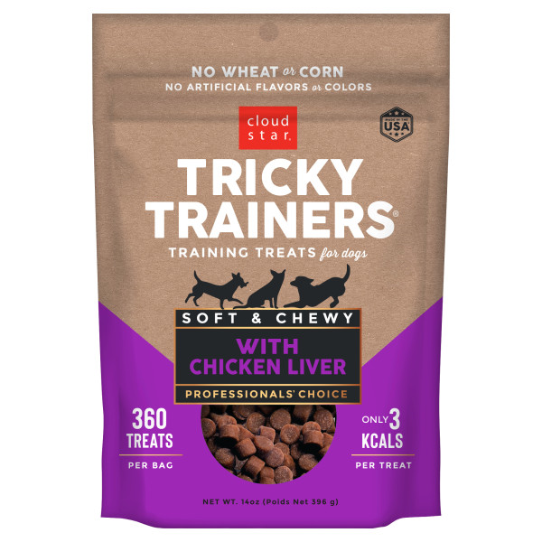 Cloud Star Tricky Trainers Chewy Treat Liver 14oz