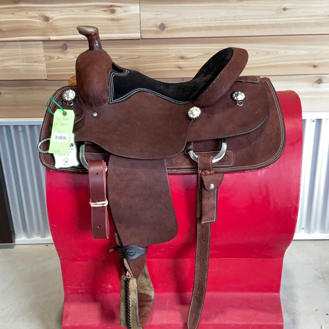 Irvine 15.5" OY Roping Saddle