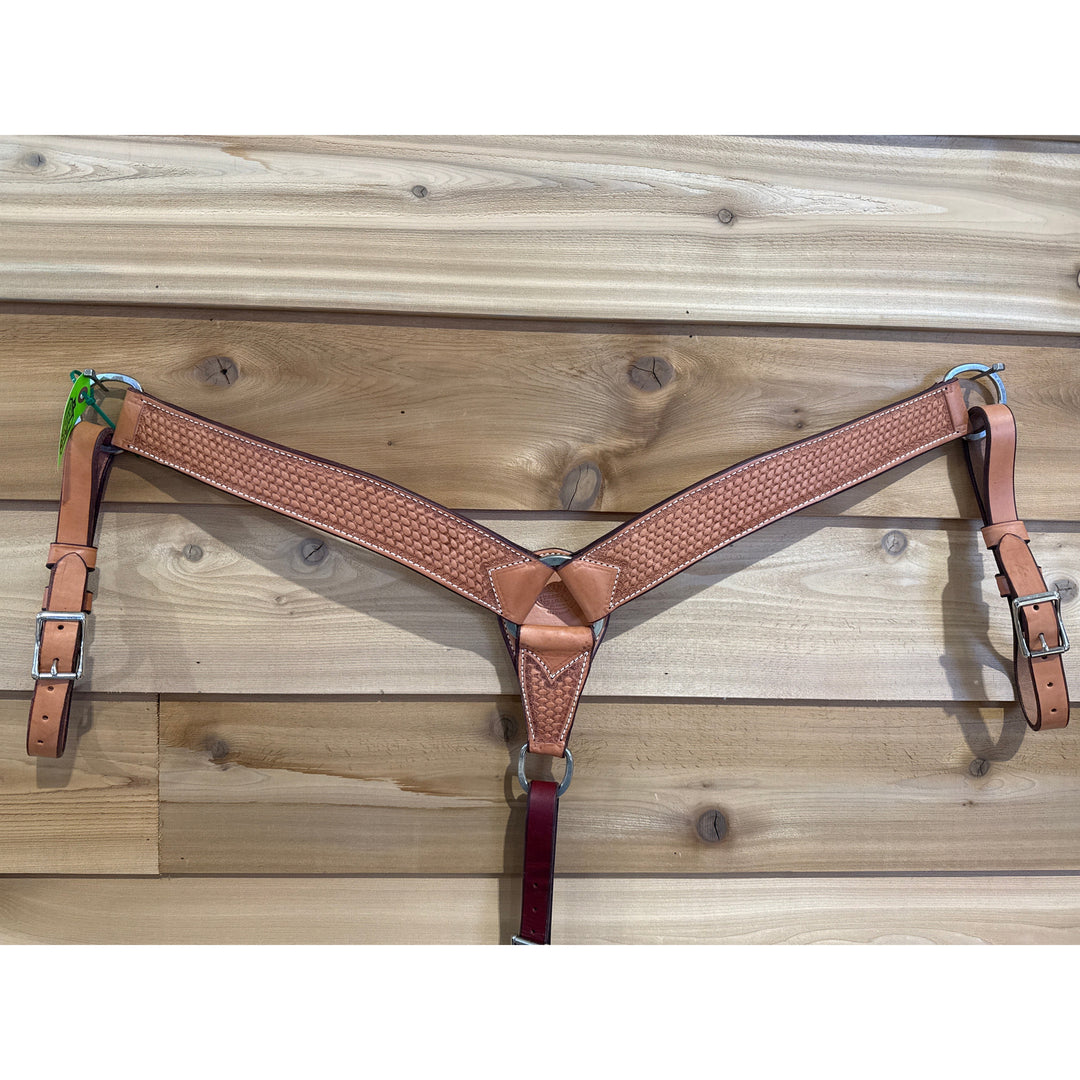 Irvine Breast Collar 2" Basket Stamp - Irvine Tack &amp; Western Wear