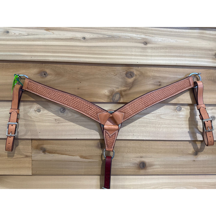 Irvine Breast Collar 2" Basket Stamp - Irvine Tack &amp; Western Wear