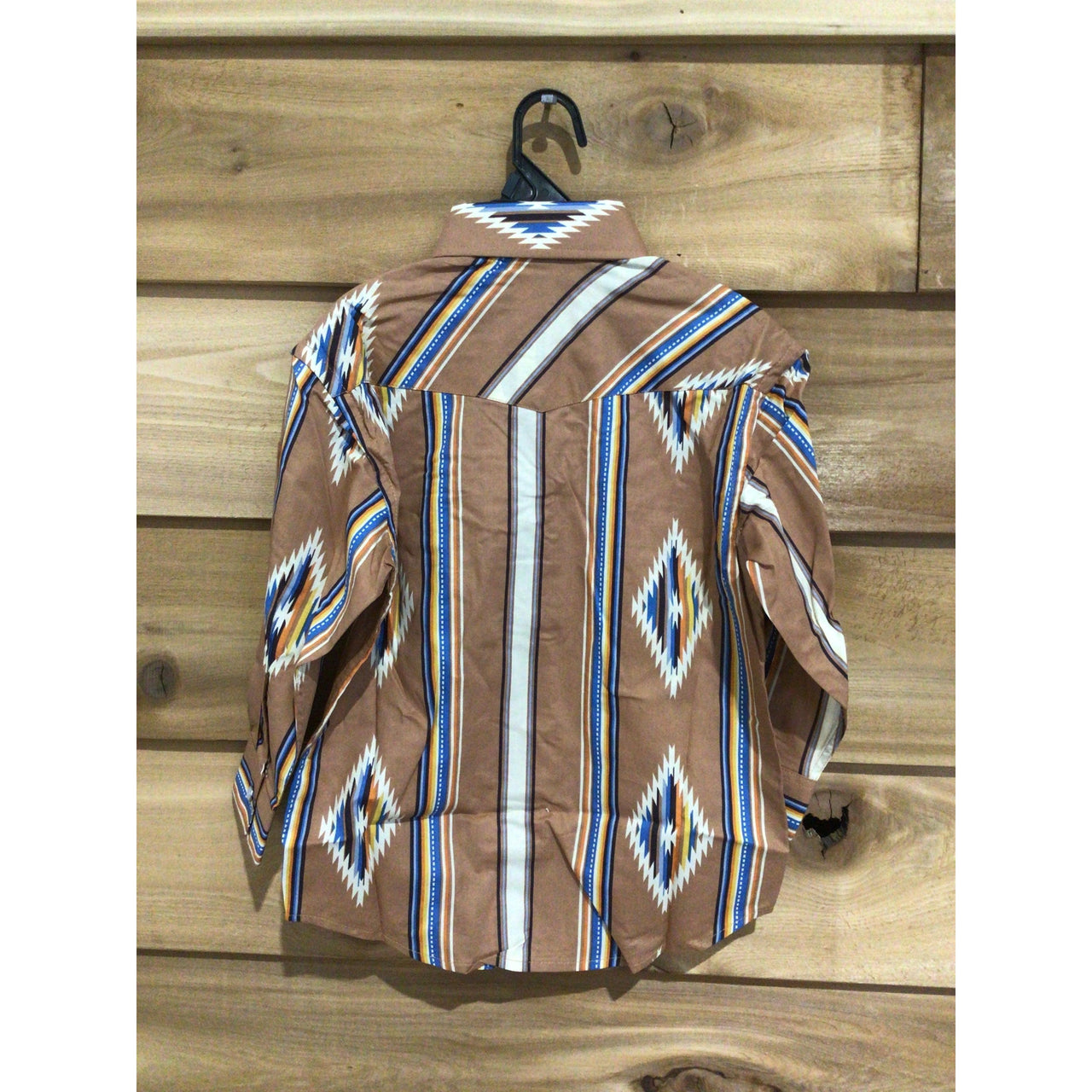 Rock & Roll Boys Long Sleeve Shirt-Camel