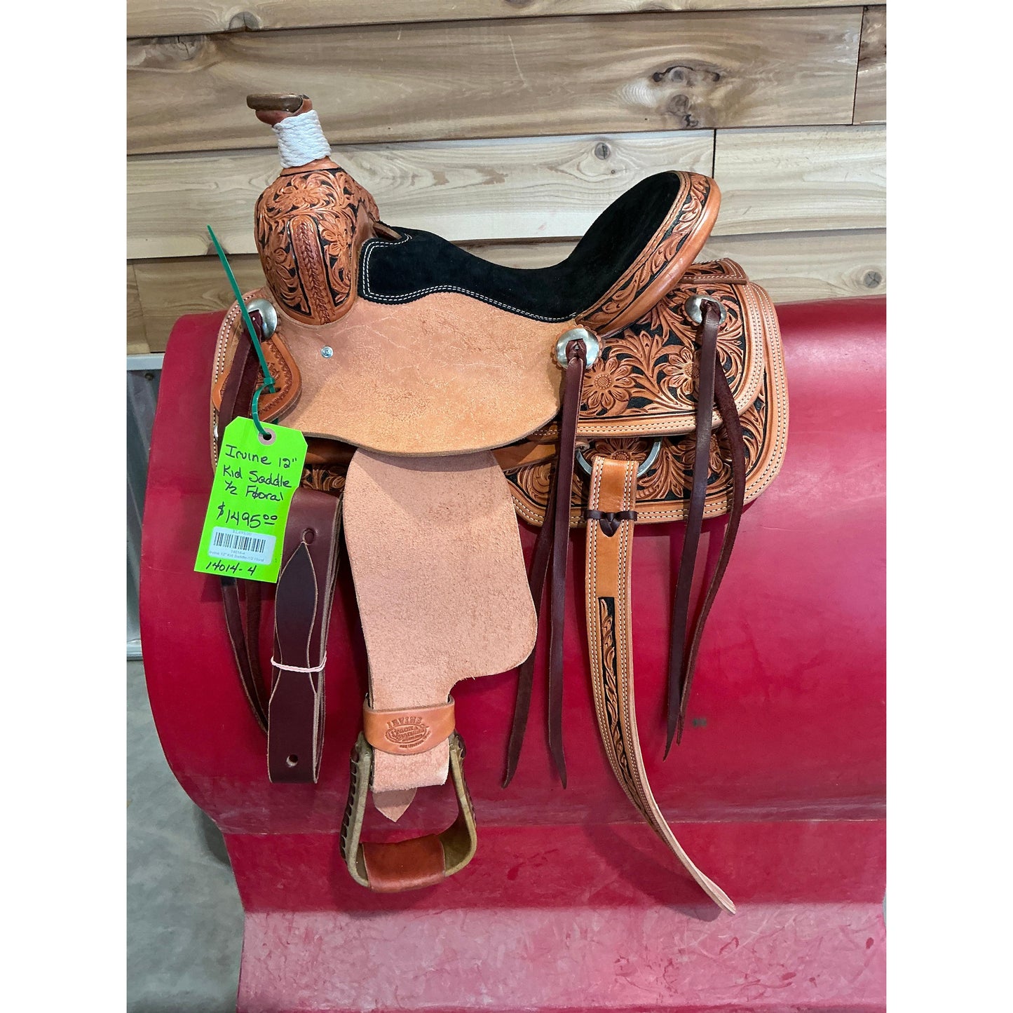 Irvine 12" Kid Saddle-1/2 Floral