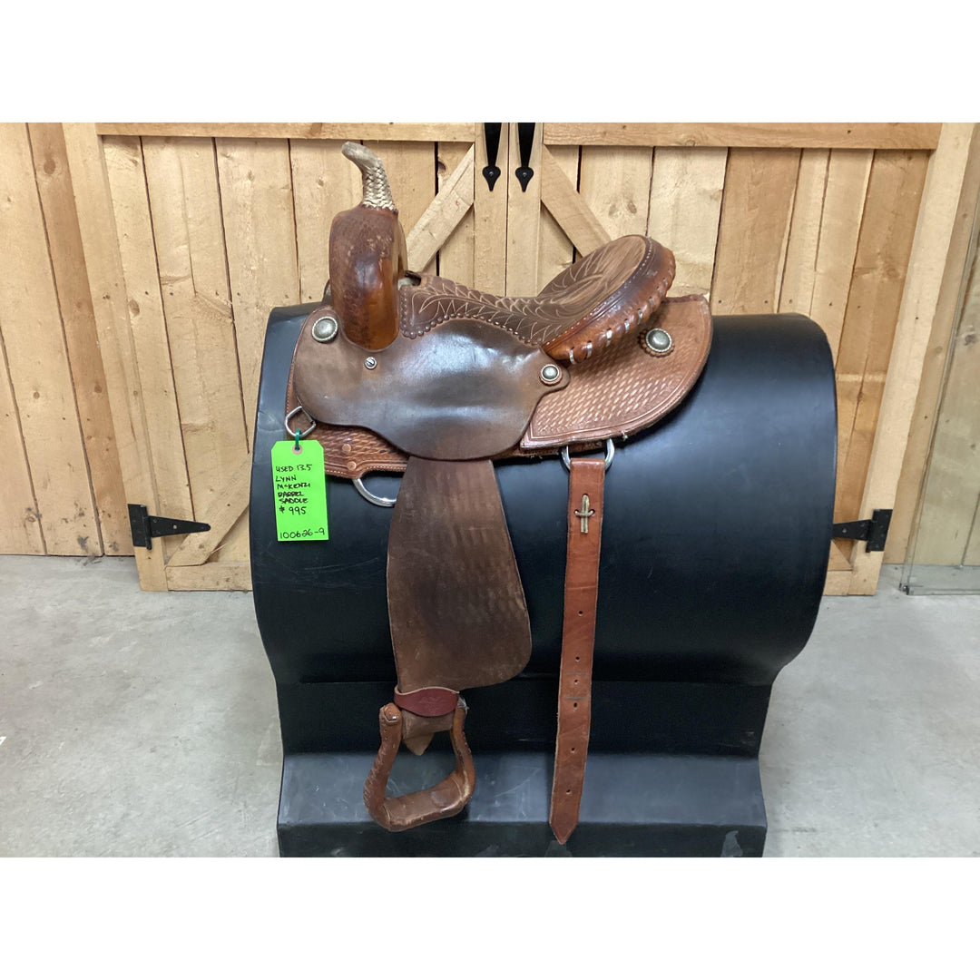 Used 13.5” Lynn McKenzi Barrel Saddle