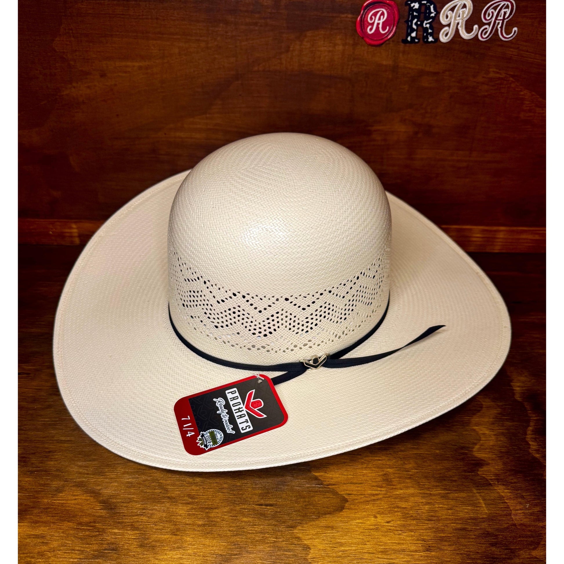 PROHATS Straw Hat PH8A Open Crown