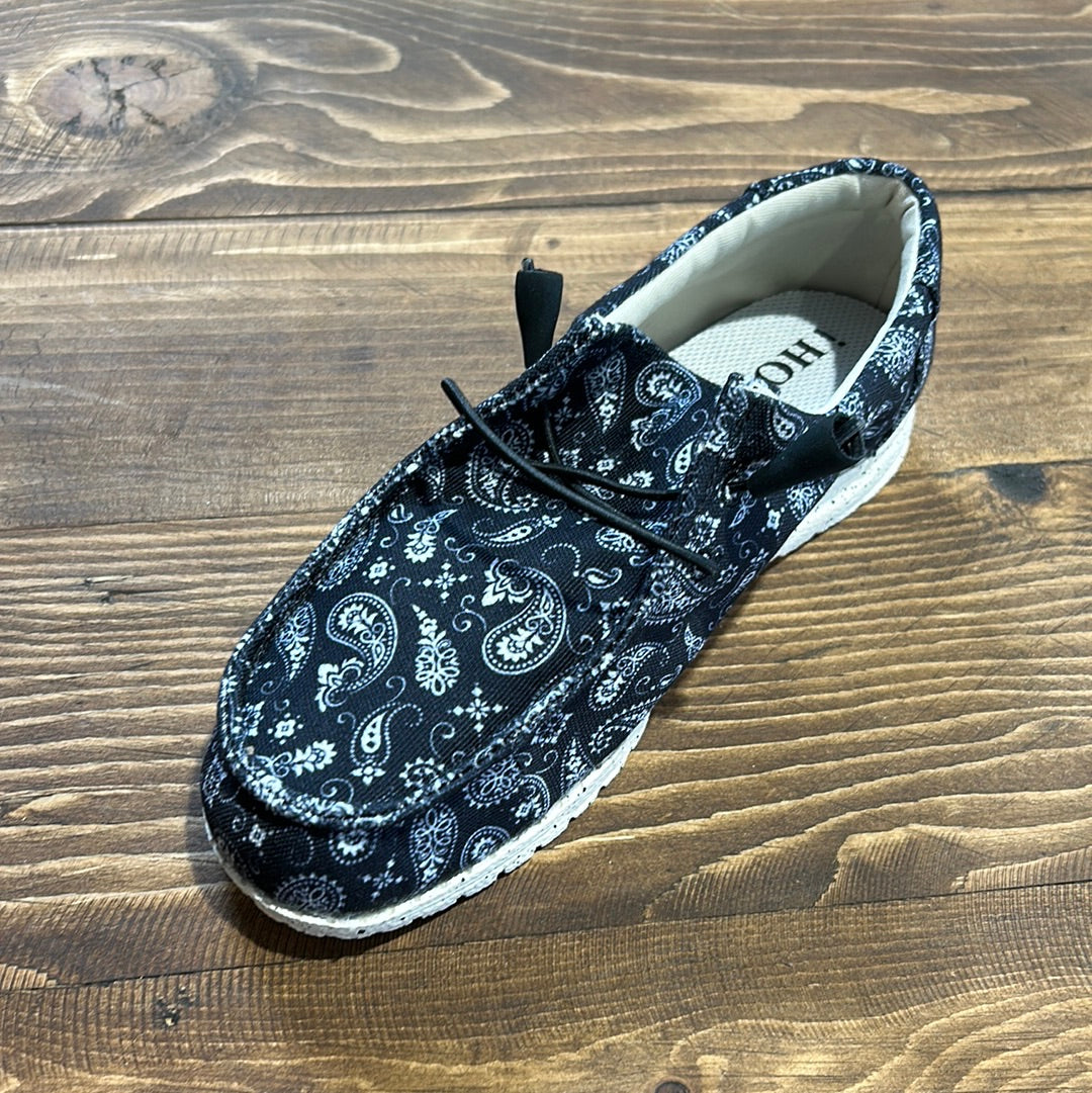 Laforst Women's Hermosa Comfort Hola Shoes - Black Paisley