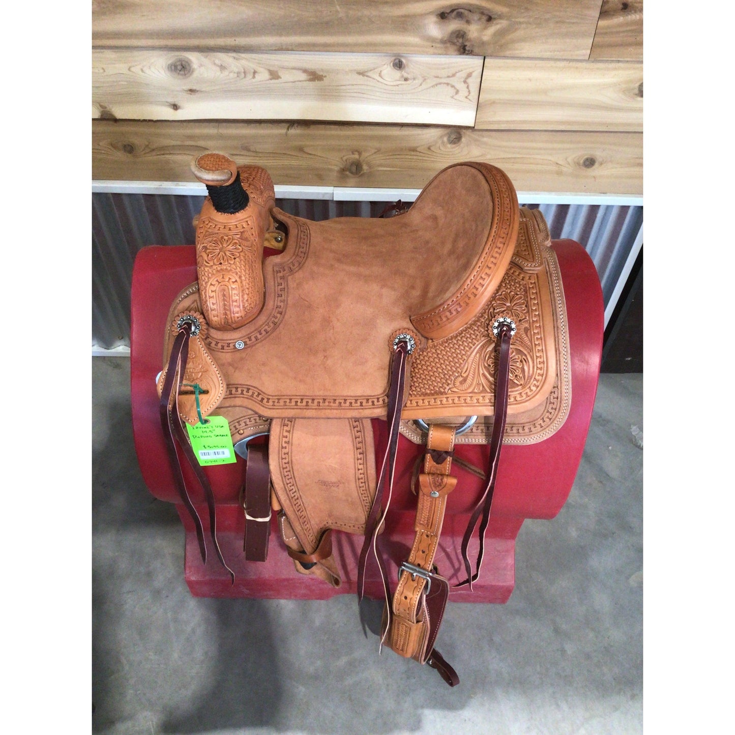 Irvine's 14.5" USA. Roping Saddle