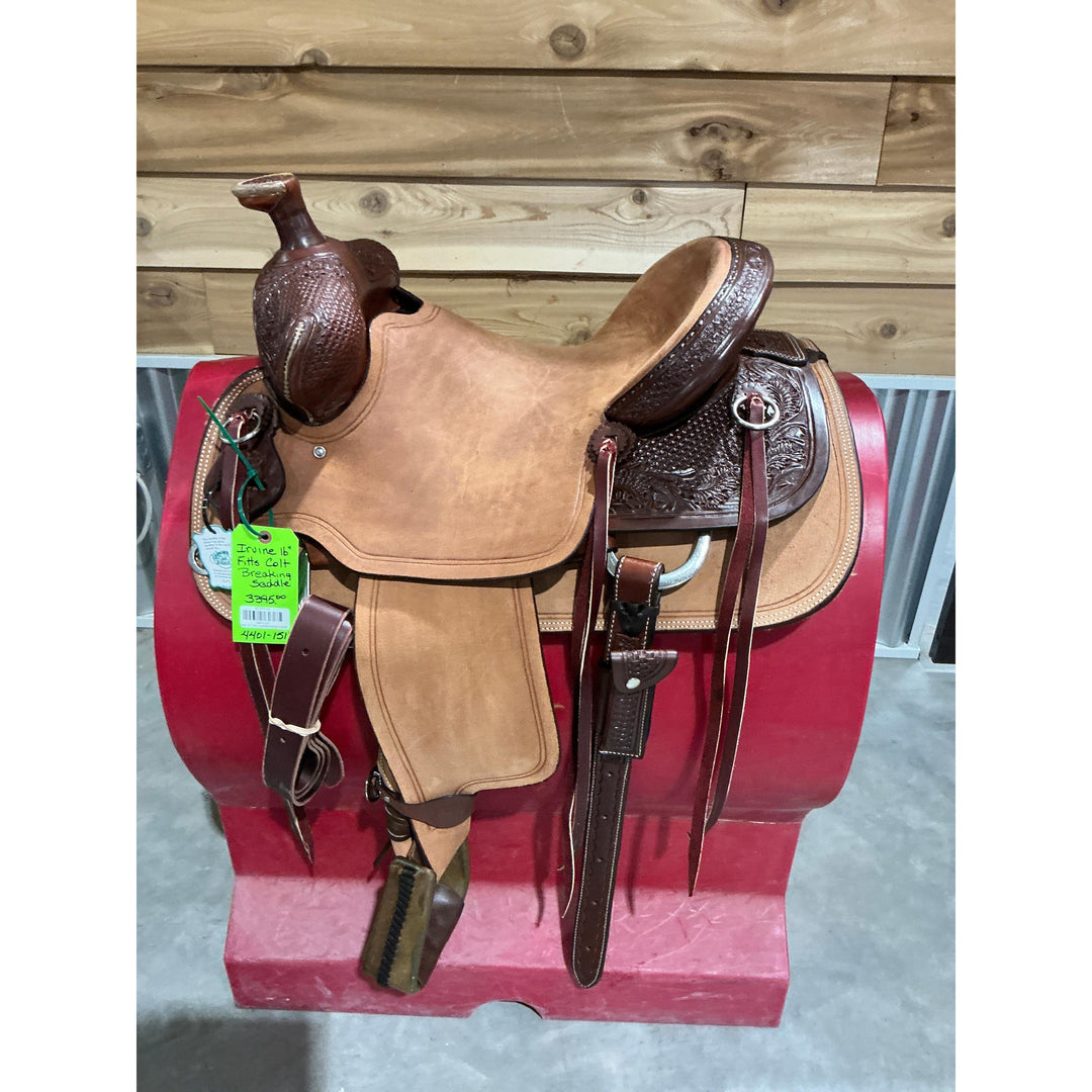 Irvine 16.5" Fitts Cold Breaking Saddle - Irvine Tack &amp; Western Wear