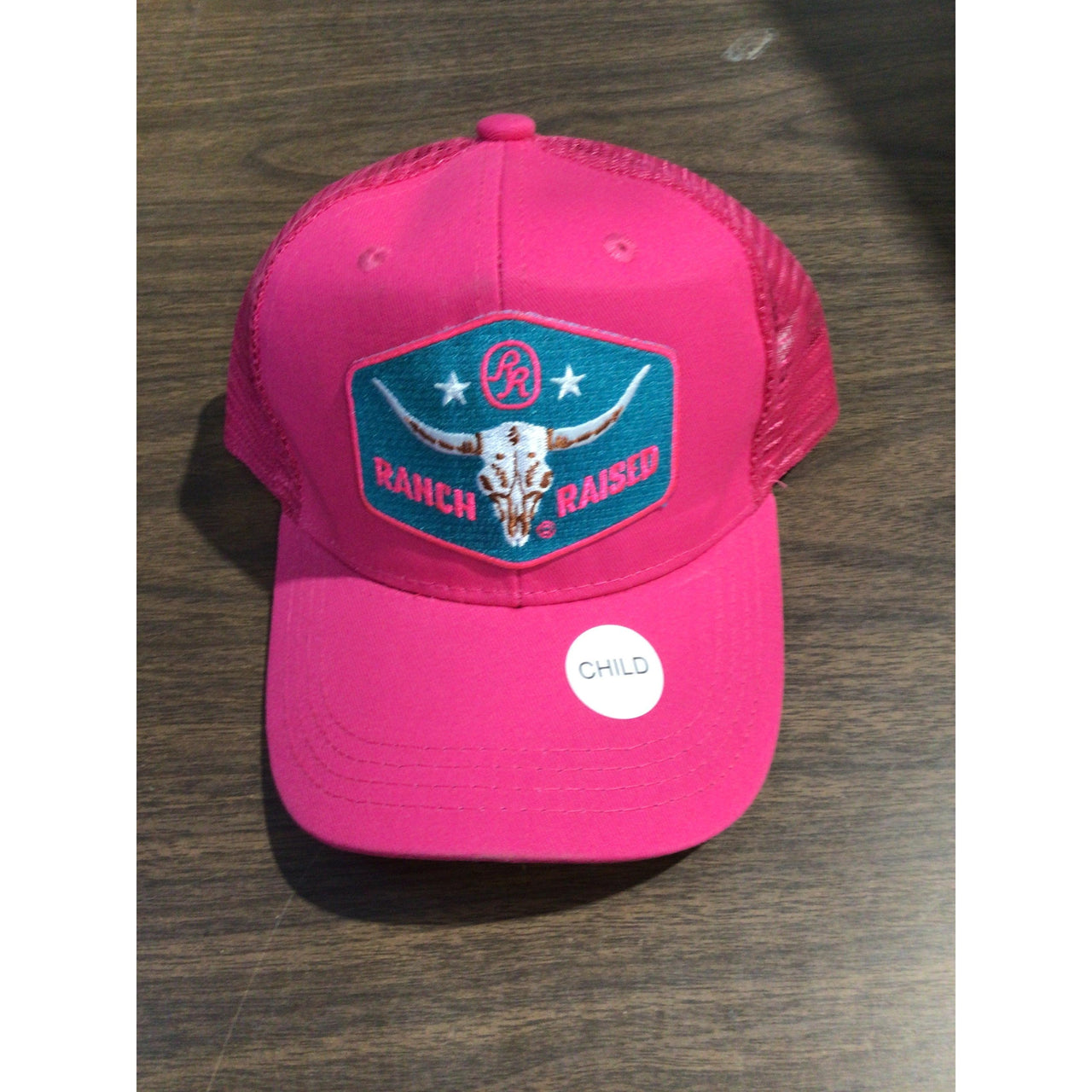Ranch Raised Child Longhorn Hat -Pink