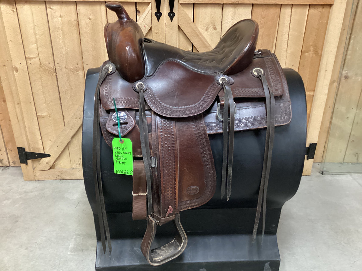 Used 16” King Series Ranch Saddle