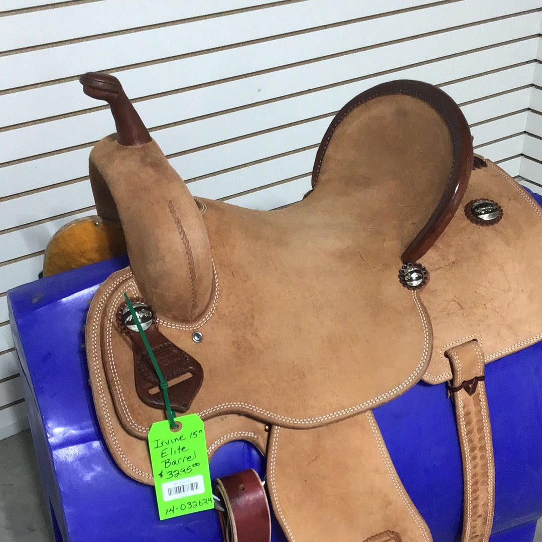 Irvine Elite 15” Barrel Saddle