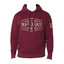 Red Dirt Hat Co. Unisex Cowboy Aztec Hoodie - Cranberry