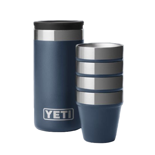 Yeti Shot Glasses with Carrying Case - Multiple Colours