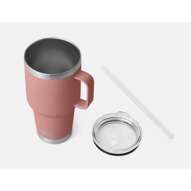 Yeti Rambler 1L Straw Mug - Sandstone Pink