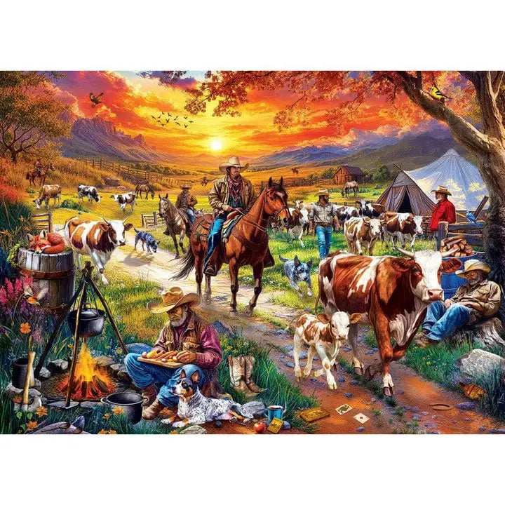 Masterpieces Yellowstone Ranch Highland Camp 1000 Piece  Jigsaw Puzzle