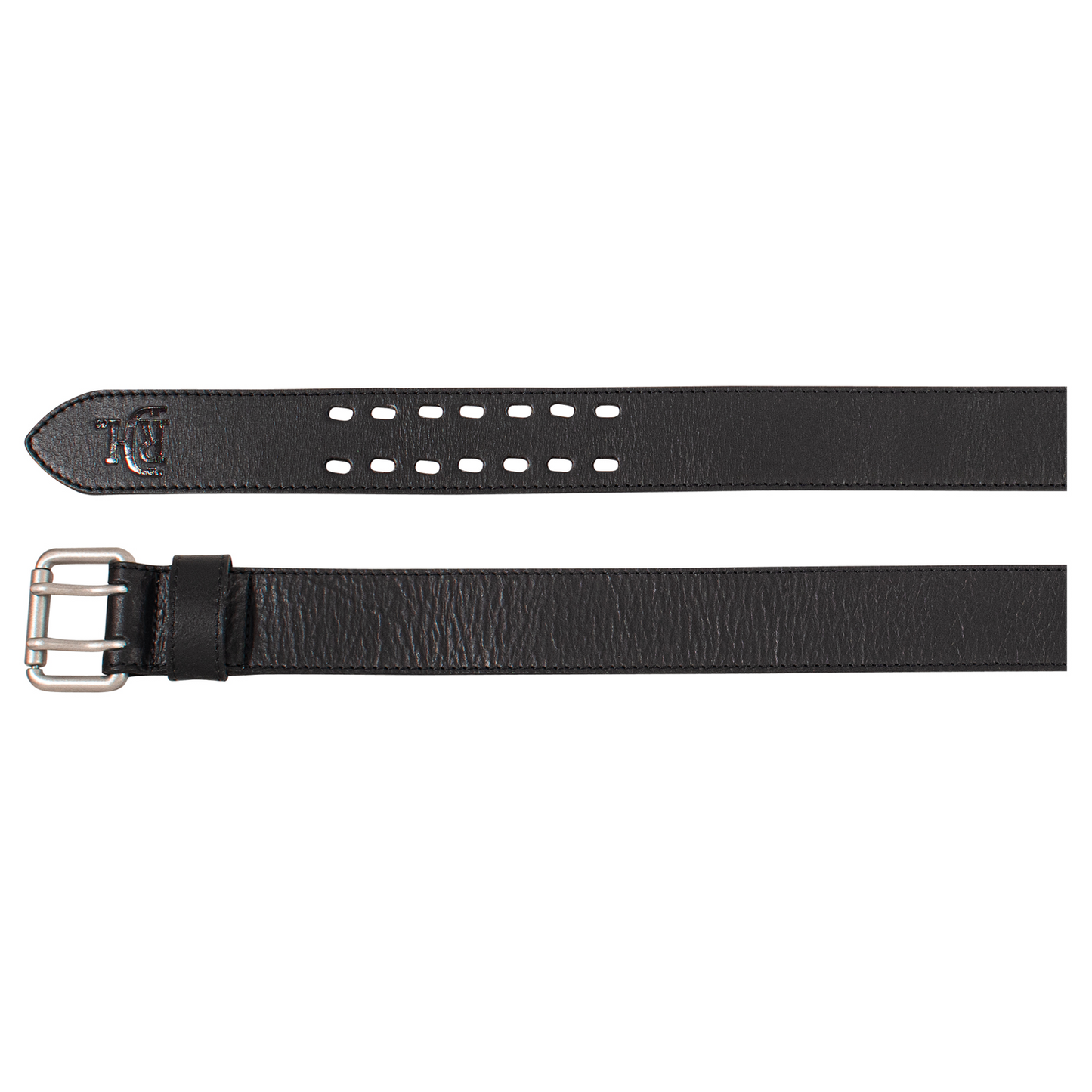 Red Dirt Hat Co Men's Genuine Leather Black Belt with Natural Grain Texture