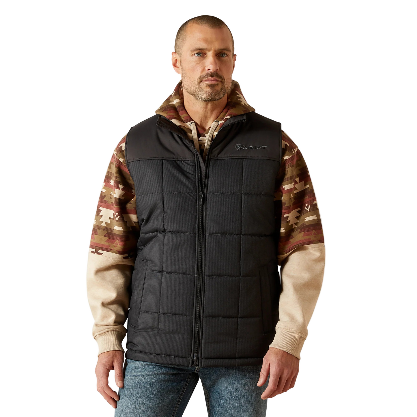 Ariat Men's Crius Insulated Vest - Phantom Chambray