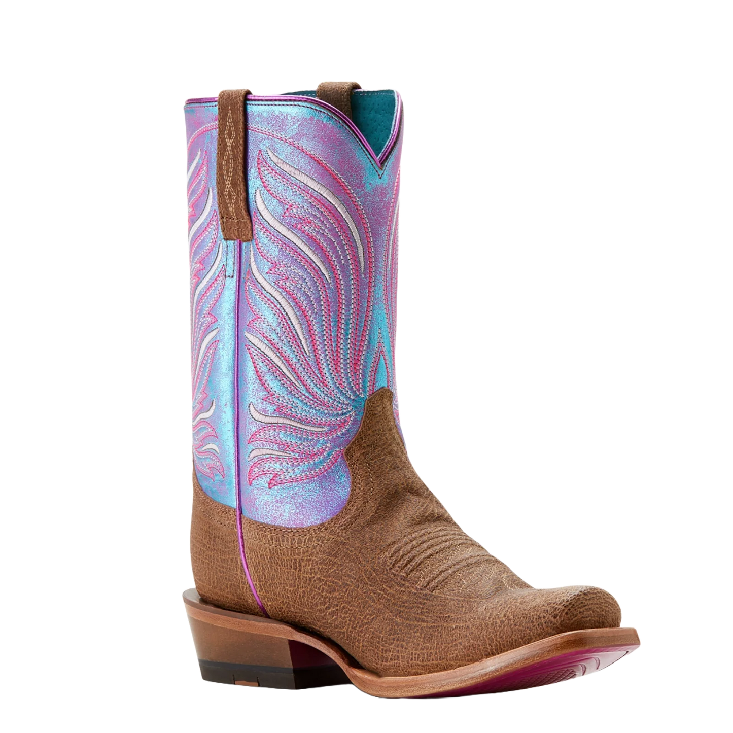 Ariat Women's Futurity Dash Western Boot- Scratched Tan