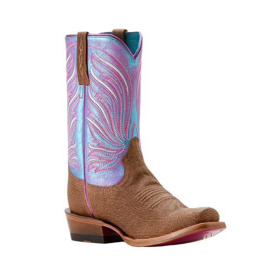 Ariat Women's Futurity Dash Western Boot- Scratched Tan