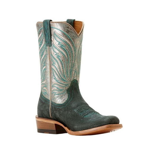 Ariat Women's Futurity Dash Western Boot - Mint Elephant Print
