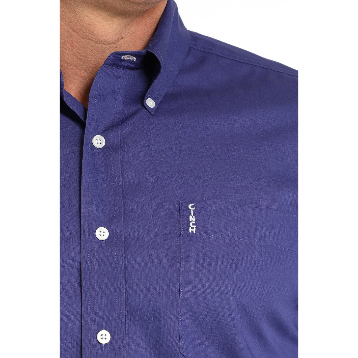 Cinch Men's Modern Fit Button Down Shirt - Purple