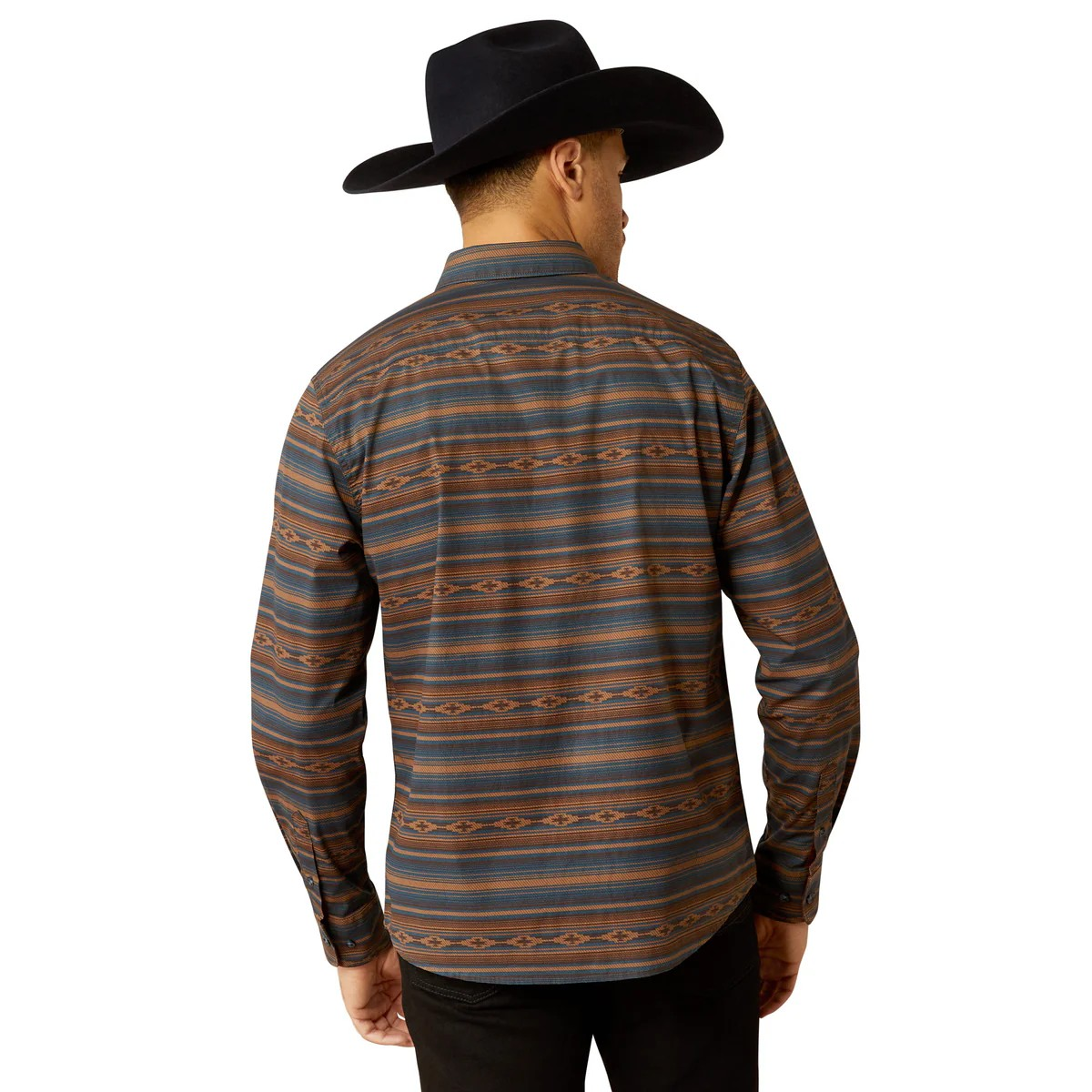 Ariat Men's Mayor Modern Long Sleeve Shirt- Turquoise