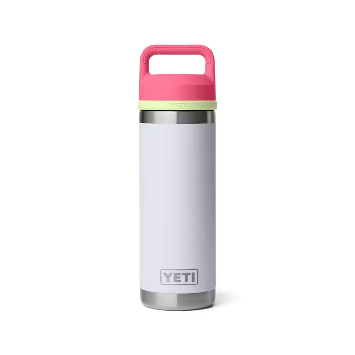 YETI Rambler 532 mL Bottle with Chug Cap - Mist/Pink/Grasshopper
