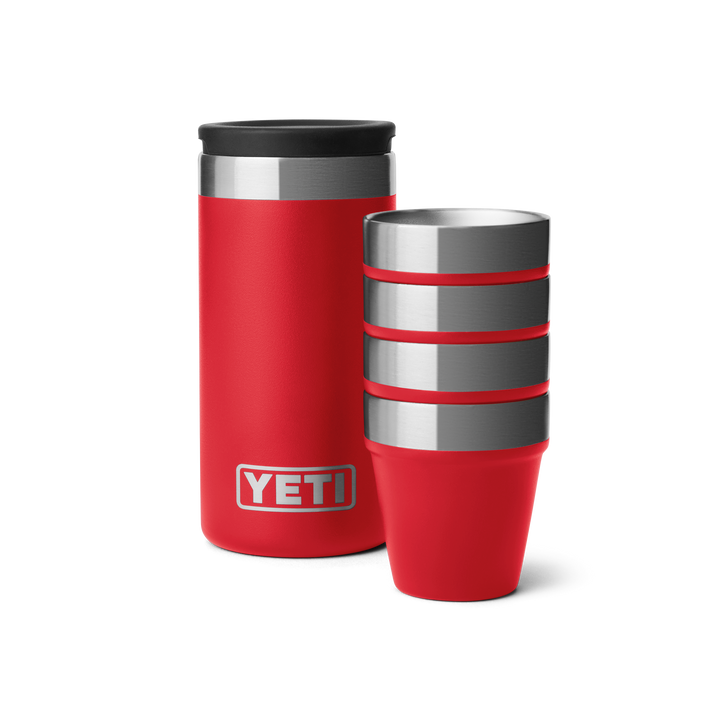 Yeti Shot Glasses with Carrying Case - Multiple Colours