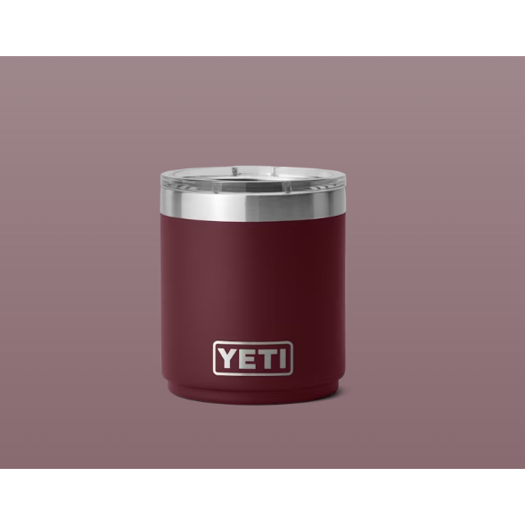 Yeti Rambler 295ml Stackable Lowball w/Magslider Lid - Wine Vine Red