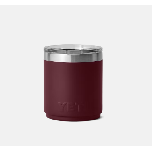 Yeti Rambler 295ml Stackable Lowball w/Magslider Lid - Wine Vine Red