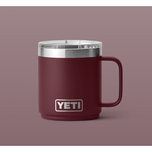 Yeti Rambler 295ml Stackable Mug w/Magslider Lid - Wine Vine Red