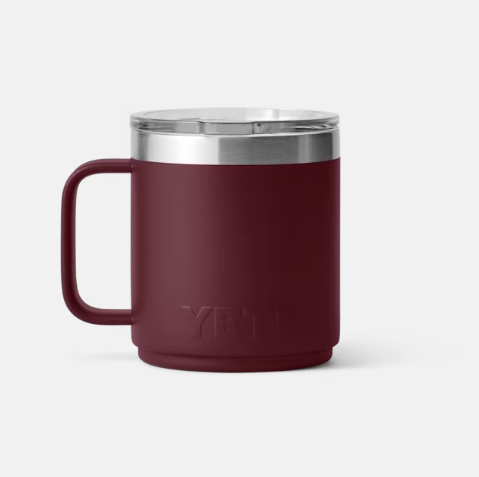 Yeti Rambler 295ml Stackable Mug w/Magslider Lid - Wine Vine Red