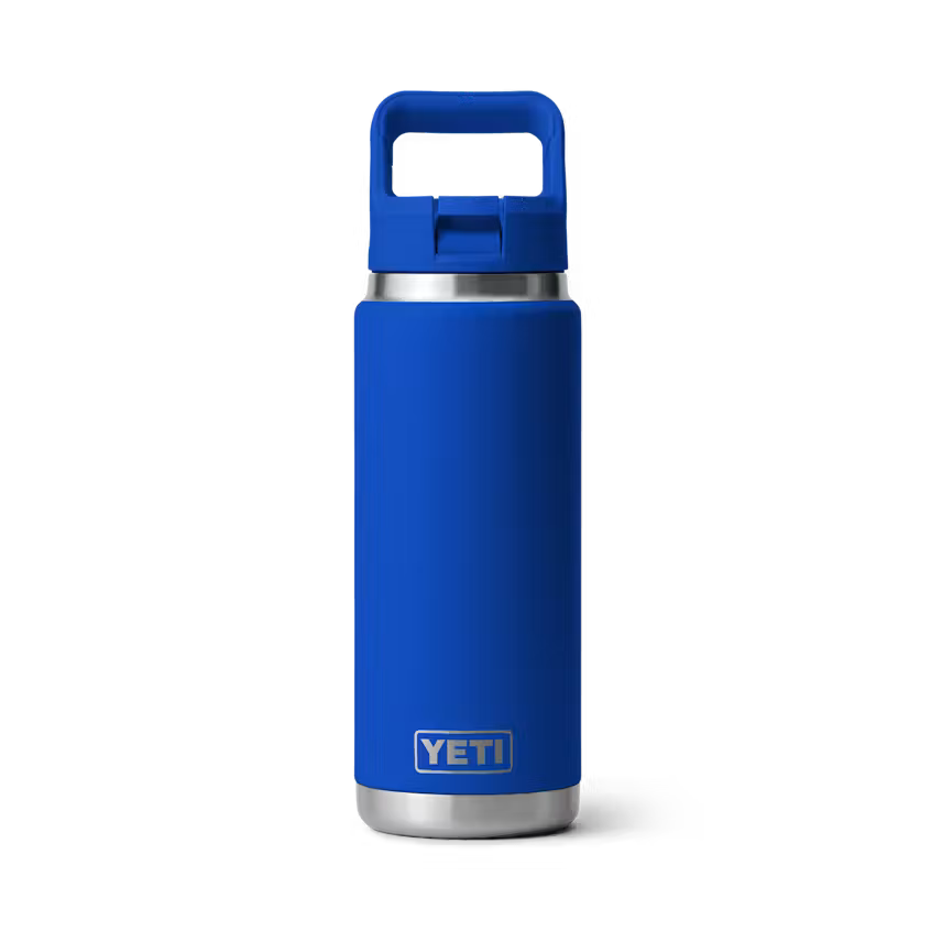 Yeti Rambler® 769mL Water Bottle w Colour Matched Straw Cap - Royal Blue