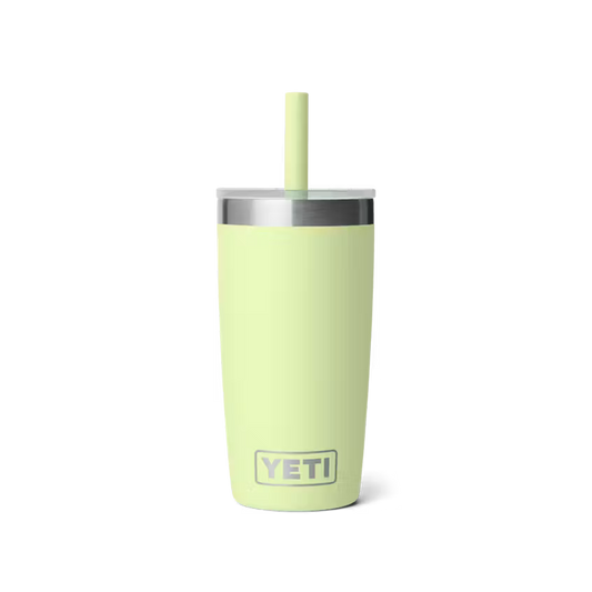 Yeti Rambler® Jr. 295mL Tumbler w/Silicone Straw Lid - Grasshopper