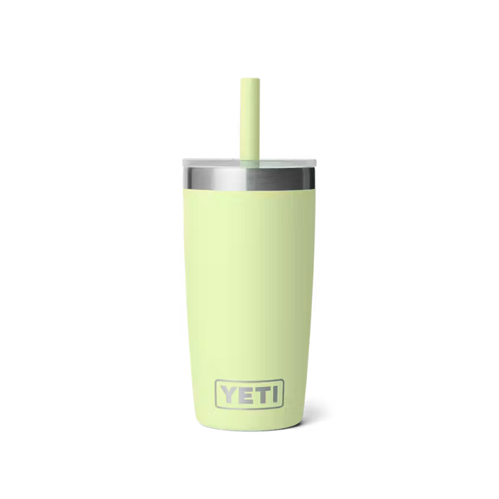 YETI Rambler Jr. 295 mL Tumbler with Silicone Straw Lid - Grasshopper