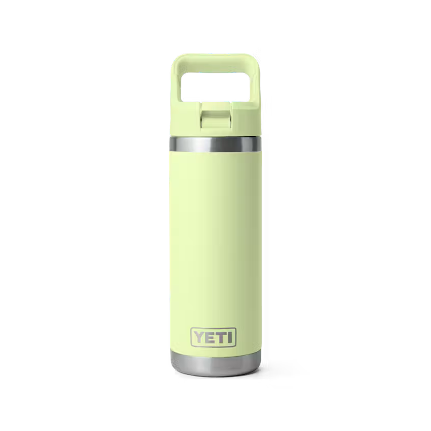Yeti Rambler® 532ml Water Bottle w/Colour-Matched Straw Cap - Grasshopper