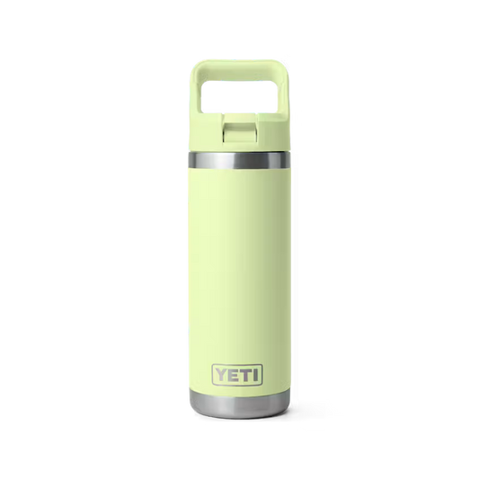 Yeti Rambler® 532ml Water Bottle w/Colour-Matched Straw Cap - Grasshopper