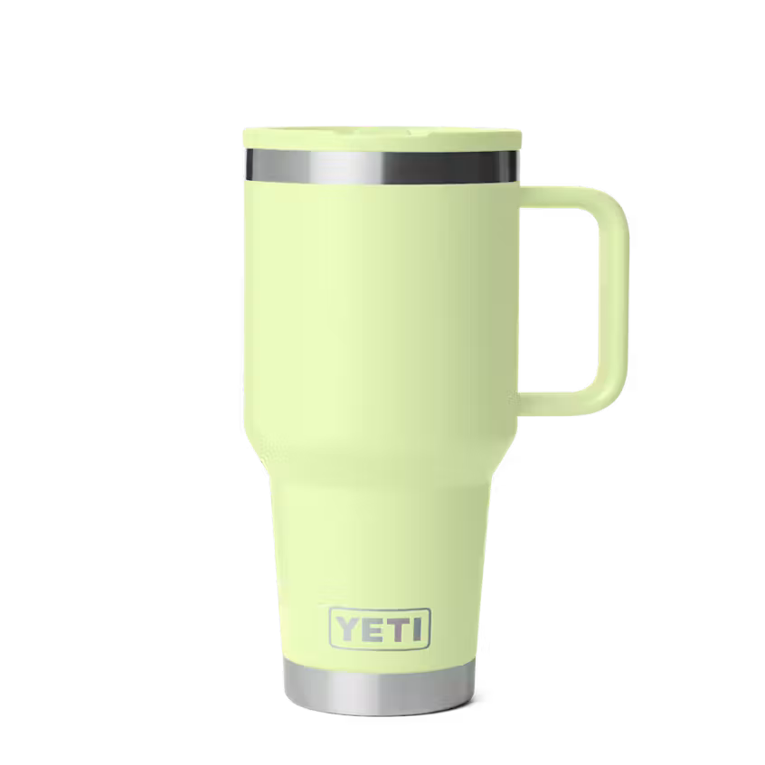 Yeti Rambler® 887mL Travel Mug w Colour Matched Straw Lid - Grasshopper