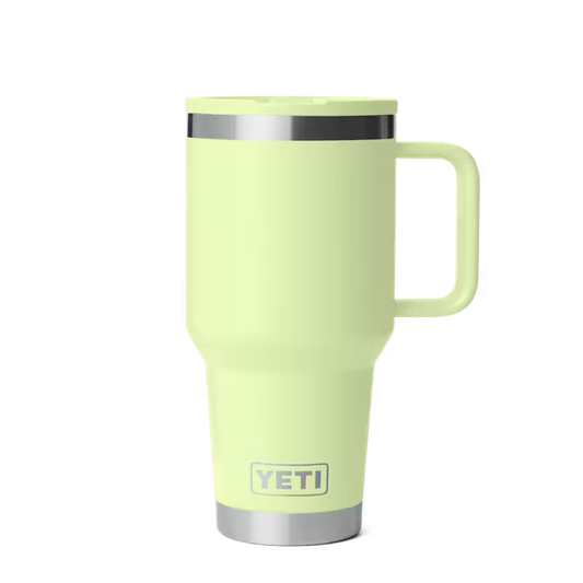 Yeti Rambler® 887mL Travel Mug w Colour Matched Straw Lid - Grasshopper