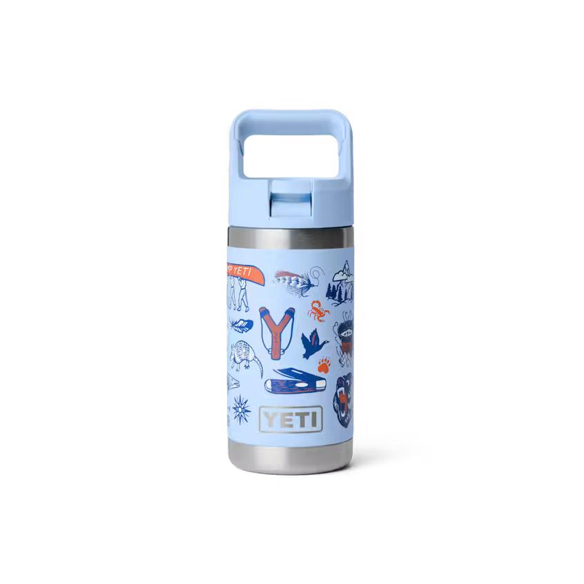 Yeti Rambler® Jr. 355mL Kids Water Bottle w/Colour-Matched Straw Cap - Big Sky Summer Camp